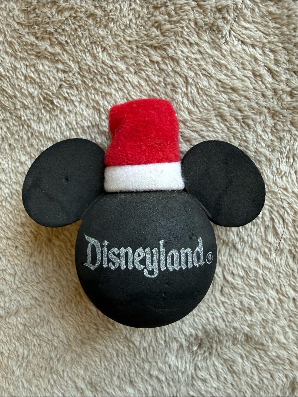 Disneyland Santa Mickey Mouse Christmas Antenna Ball